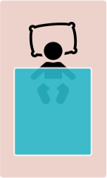 Baby size custom blanket showing fit for infant and toddler use