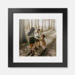 Square framed print