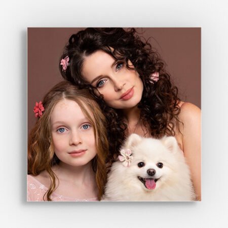 Square metal print