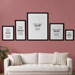 Framed print popular sizes