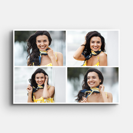 Personalized Photo Collage Landscape 4 Pictures