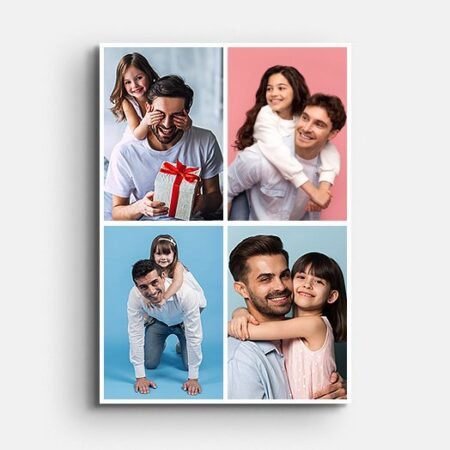 Personalized Photo Collage Portrait 4 Pictures