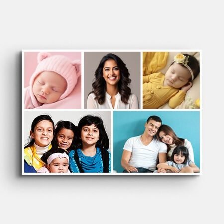 Personalized Photo Collage Landscape 5 Pictures