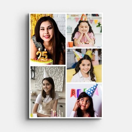 Personalized Photo Collage Portrait 5 Pictures