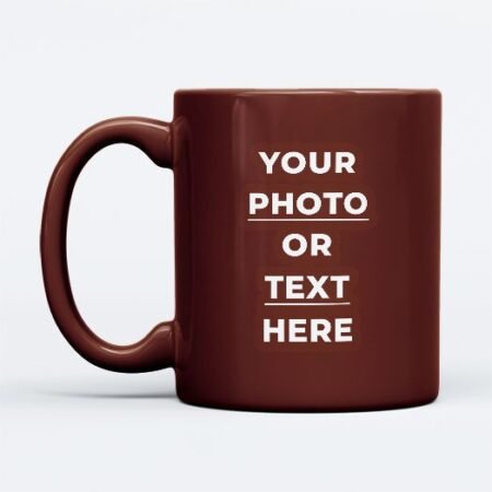 Personalized Brown Mug