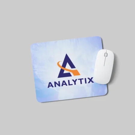 Custom mouse pad with company logo for office use