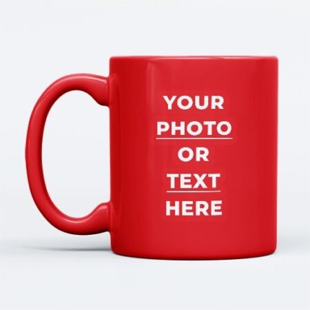 Personalized Red Mug