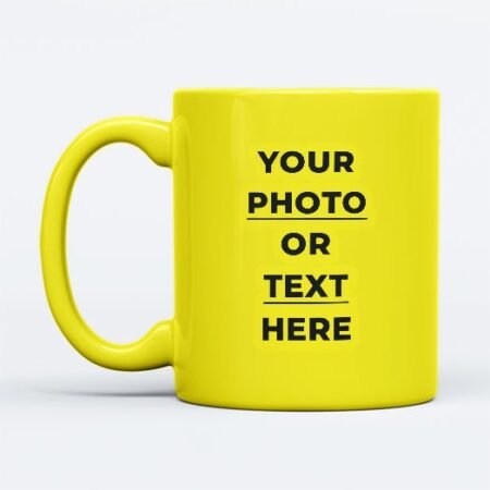 Personalized Yellow Mug