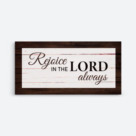Rejoice in the Lord Canvas Wall Art