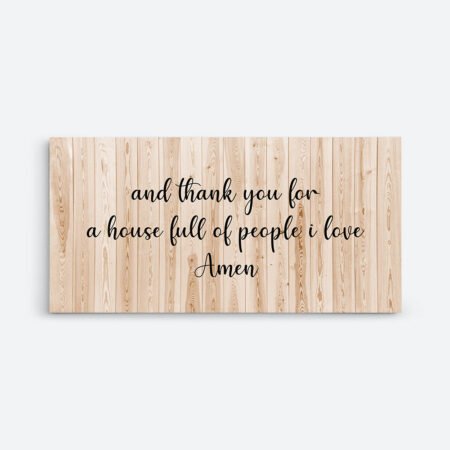 House Full of People Wall Art Canvas
