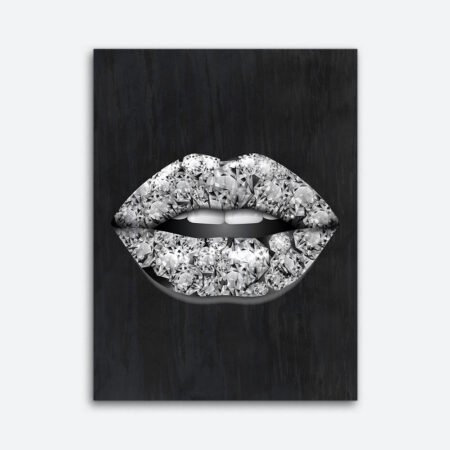 Diamond Lips Wall Art
