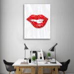 donut-lips-canvas-wall-art