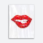 donut-lips-canvas-wall-art