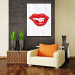 donut-lips-canvas-wall-art