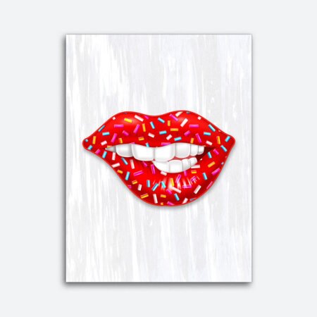 Donut Lips Wall Art