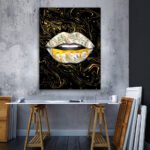 dripping-gold-lips-canvas-wall-art