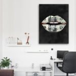 expensive-taste-lips-canvas-wall-art