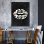 expensive-taste-lips-canvas-wall-art