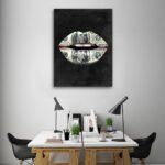 expensive-taste-lips-canvas-wall-art