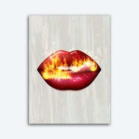 Fire Lips Wall Art