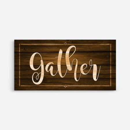 Gather Christian Wall Art Canvas