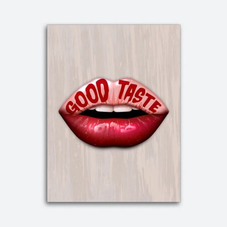 Good Taste Lips Wall Art