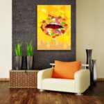 icecream-lips-canvas-wall-art