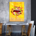 icecream-lips-canvas-wall-art