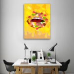icecream-lips-canvas-wall-art