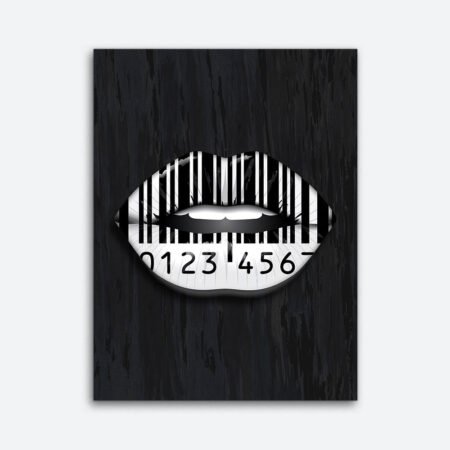 Lips Are Sealed Wall Art