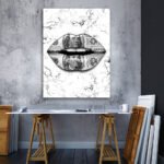 marble-dollars-lips-canvas-wall-art