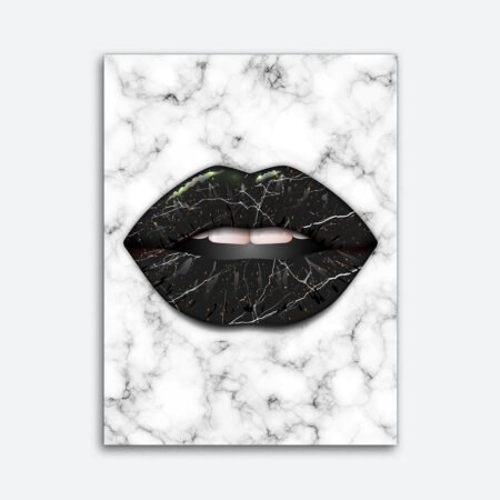 Marble Lips Wall Art