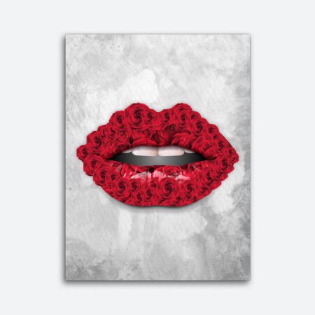 Rose Lips Wall Art