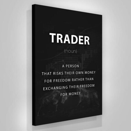 Trader Definition Wall Art for Trading Office