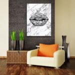 white-diamond-lips-canvas-wall-art